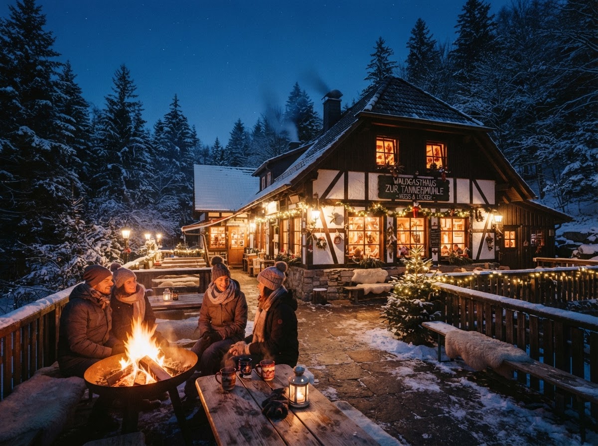 Winter-Event am Fuchsbau '54 mit Feuerschale